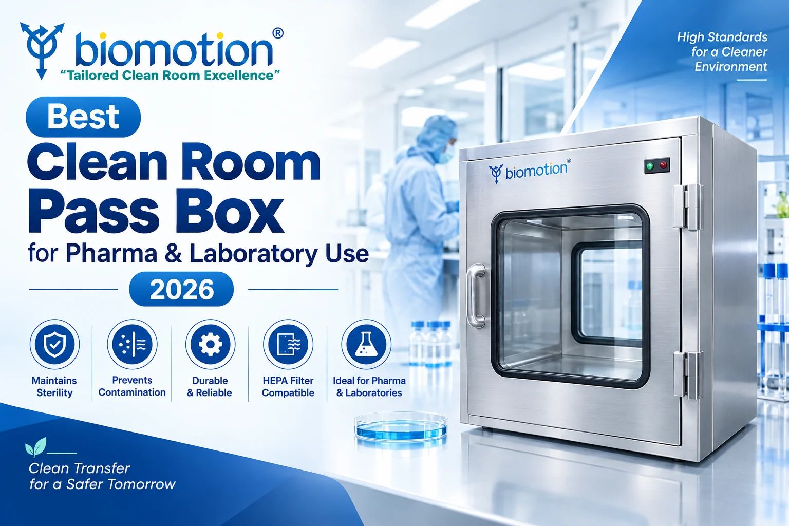 Best Clean Room Pass Box for Pharma & Laboratory Use 2026 
